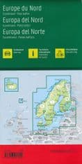 Northern Europe - Scandinavia Road Map - Freytag & Berndt