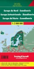Northern Europe - Scandinavia Road Map - Freytag & Berndt