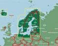 Northern Europe - Scandinavia Road Map - Freytag & Berndt