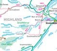Northern Scotland - Planning Wall Map - 2024 - 82 x 82cm