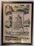 Northumberland - by 'Reuben Ramble' - Reproduction County Map