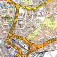 Norwich City Centre A-Z Street Wall Map