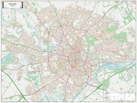 Norwich Street Map