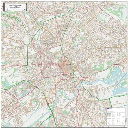 Nottingham Street Map