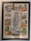 Nottinghamshire - by 'Reuben Ramble' - Reproduction County Map