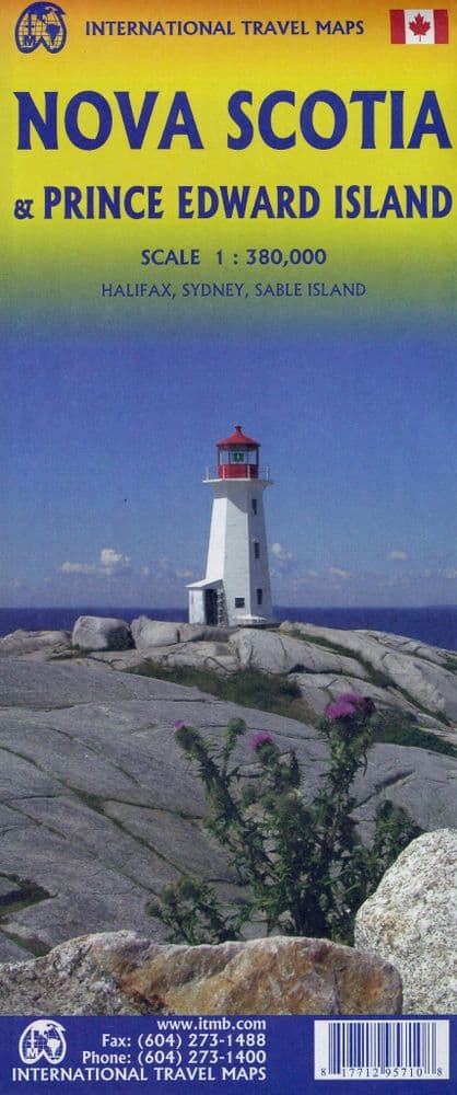Nova Scotia & Prince Edward Island Travel Map - ITM