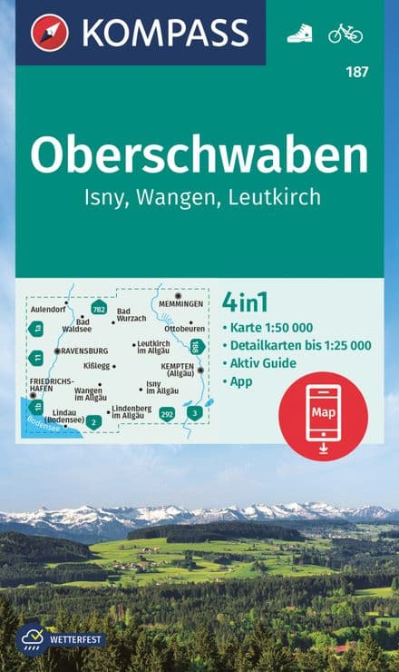 Oberschwaben / Isny / Wangen / Leutkirch - Kompass 187