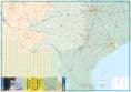 Oklahoma & Texas Travel Map