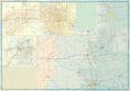 Oklahoma & Texas Travel Map