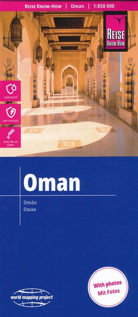 Oman Road Map - Reise