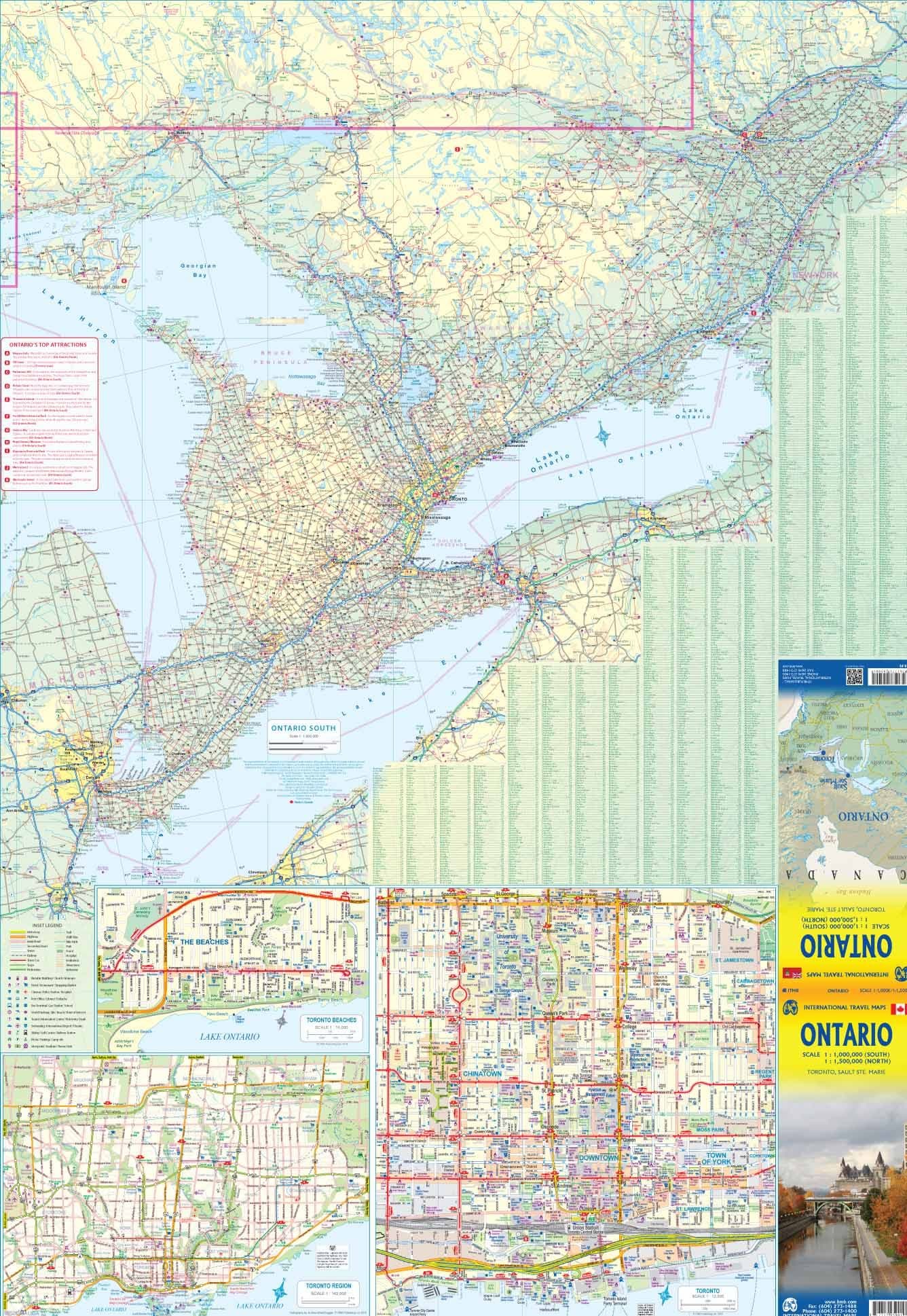 Ontario Travel Map