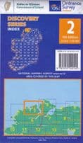 Ordnance Survey Ireland 1:50,000 - Map 02 - Donegal North Central