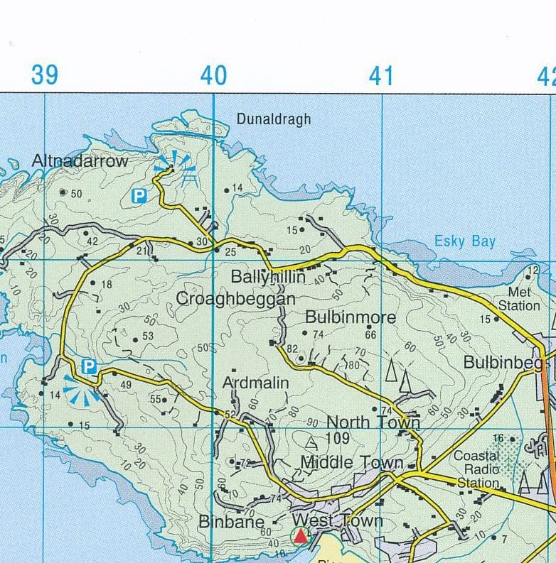 Ordnance Survey Ireland 1 50 000 - Map 03 - Donegal North East / Derry