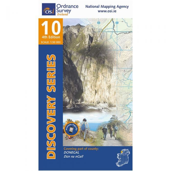 Ordnance Survey Ireland 1 50 000 - Map 10 - Donegal SW