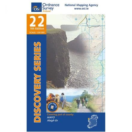 Ordnance Survey Ireland 1:50,000 - Map 22 - Mayo