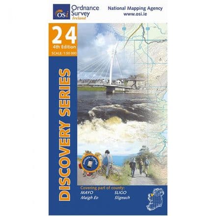 Ordnance Survey Ireland 1:50,000 - Map 24 - Mayo Sligo