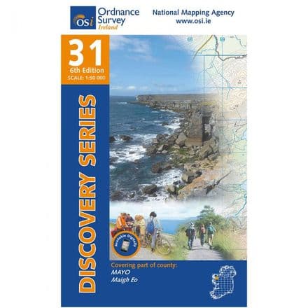 Ordnance Survey Ireland 1:50,000 - Map 31 - Mayo Central