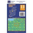 Ordnance Survey Ireland 1:50,000 - Map 33 - Leitrim / Longford / Roscommon / Sligo