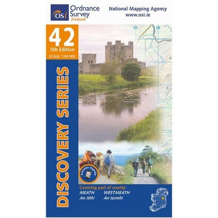 Ordnance Survey Ireland 1:50,000 - Map 42 - Meath / Westmeath