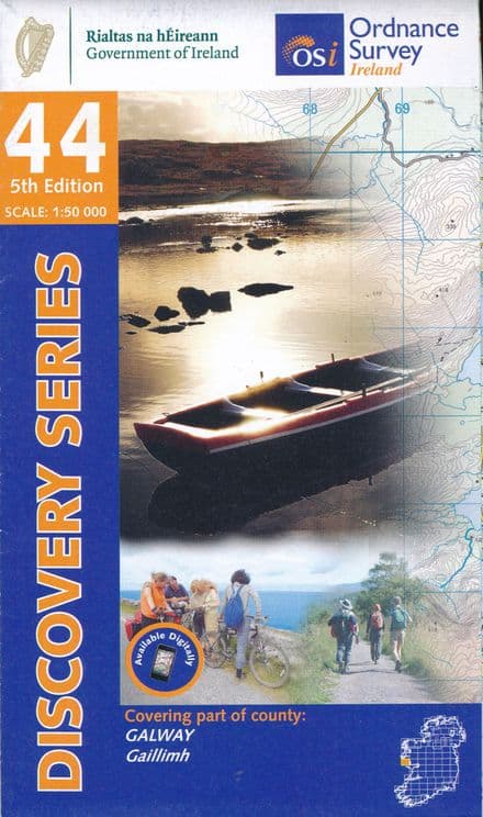 Ordnance Survey Ireland 1:50,000 - Map 44 - Galway