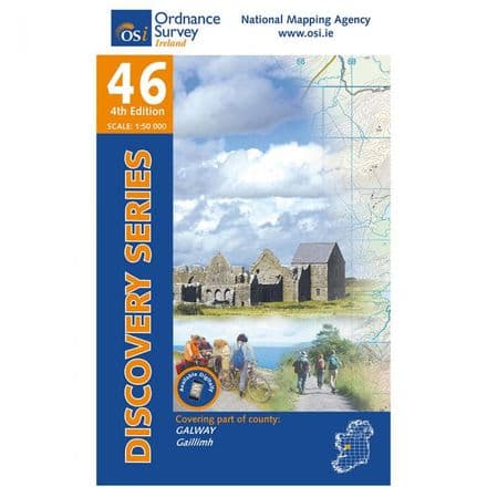 Ordnance Survey Ireland 1:50,000 - Map 46 - Galway