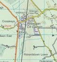 Ordnance Survey Ireland 1:50,000 - Map 55 - Kildare / Laois / Wicklow