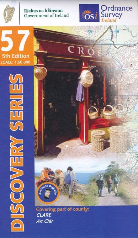 Ordnance Survey Ireland 1:50,000 - Map 57 - Clare