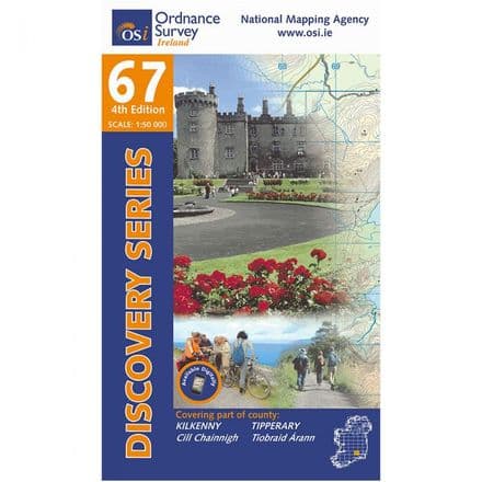 Ordnance Survey Ireland 1:50,000 - Map 67 - Kilkenny / Tipperary