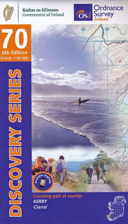 Ordnance Survey Ireland 1:50,000 - Map 70 - Kerry (Dingle)