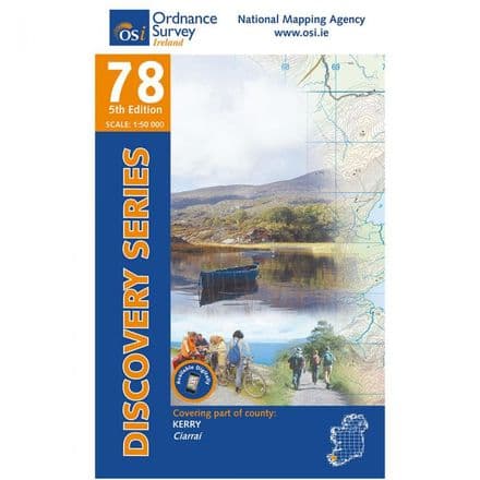Ordnance Survey Ireland 1:50,000 - Map 78 - Kerry