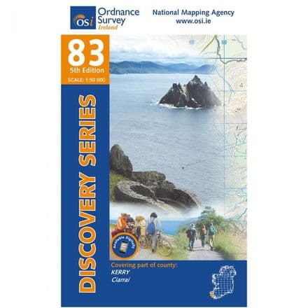 Ordnance Survey Ireland 1:50,000 - Map 83 - Kerry (Caherciveen)