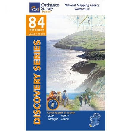 Ordnance Survey Ireland 1:50,000 - Map 84 - Cork / Kerry
