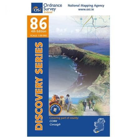 Ordnance Survey Ireland 1:50,000 - Map 86 - Cork (Bandon)