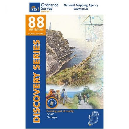 Ordnance Survey Ireland 1:50,000 - Map 88 - Cork (Dunmanus Bay)