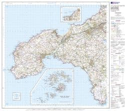 Ordnance Survey Landranger FLAT Wall maps - 1:50,000