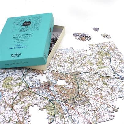Ordnance Survey Landranger Personalised Map Jigsaw Puzzle (JIGLR, JIGLR4)