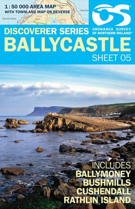 Ordnance Survey Northern Ireland 1:50,000 - Map 05 - Ballycastle