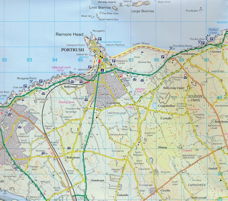 Ordnance Survey Northern Ireland 1 50 000 - Map 07 - Londonderry