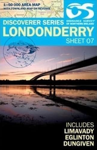 Ordnance Survey Northern Ireland 1:50,000 - Map 07 - Londonderry