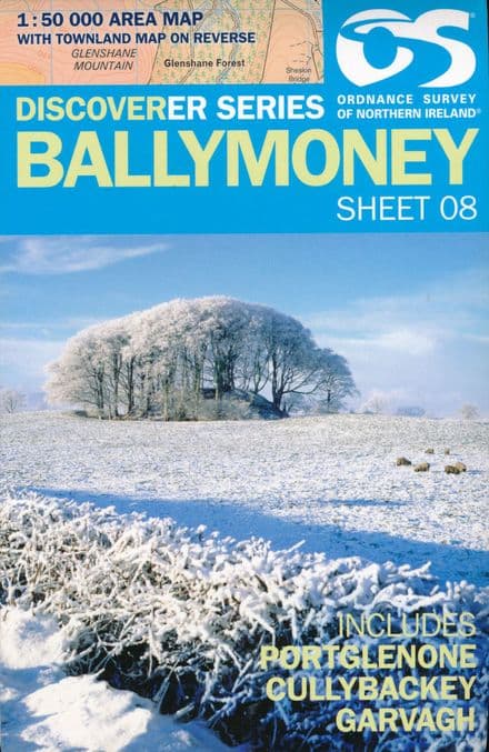 Ordnance Survey Northern Ireland 1:50,000 - Map 08 - Ballymoney