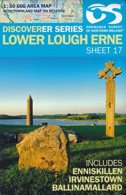 Ordnance Survey Northern Ireland 1:50,000 - Map 17 - Lower Lough Erne