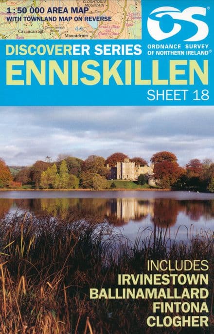 Ordnance Survey Northern Ireland 1:50,000 - Map 18 - Enniskillen (Irvinestown,Ballinamallard)