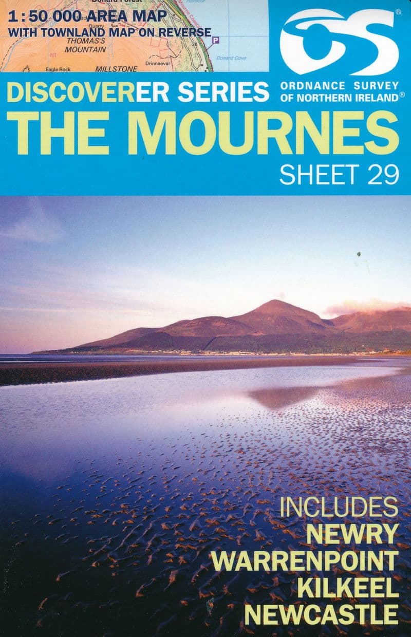 Ordnance Survey Northern Ireland 1:50,000 - Map 29 - The Mournes