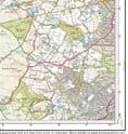 Ordnance Survey OL 1 The Peak District - EAST Sheet FLAT
