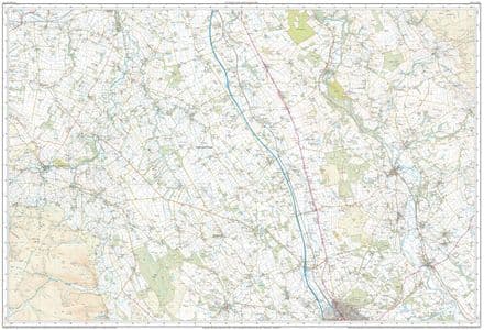 Ordnance Survey OL 5 English Lakes - North East - NORTH Sheet FLAT