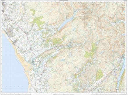 Ordnance Survey OL 6 English Lakes - South West - NORTH Sheet FLAT