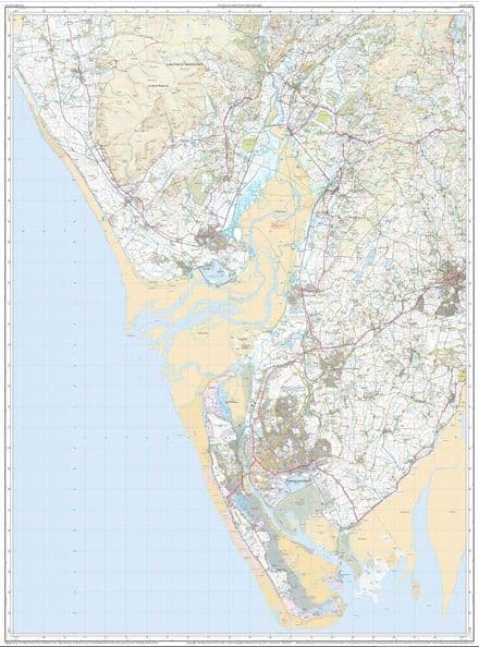 Ordnance Survey OL 6 English Lakes - South West - SOUTH Sheet FLAT