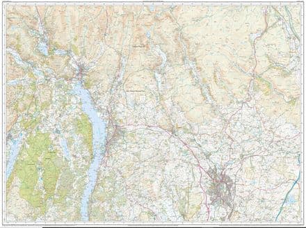 Ordnance Survey OL 7 English Lakes - South East - NORTH Sheet FLAT