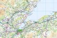 Ordnance Survey Road Map 1 - Northern Scotland (Incl Shetland & Orkney) - Wall Map - 2024