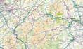 Ordnance Survey Road Map 3 - Southern Scotland & Northumberland - Wall Map - 2024